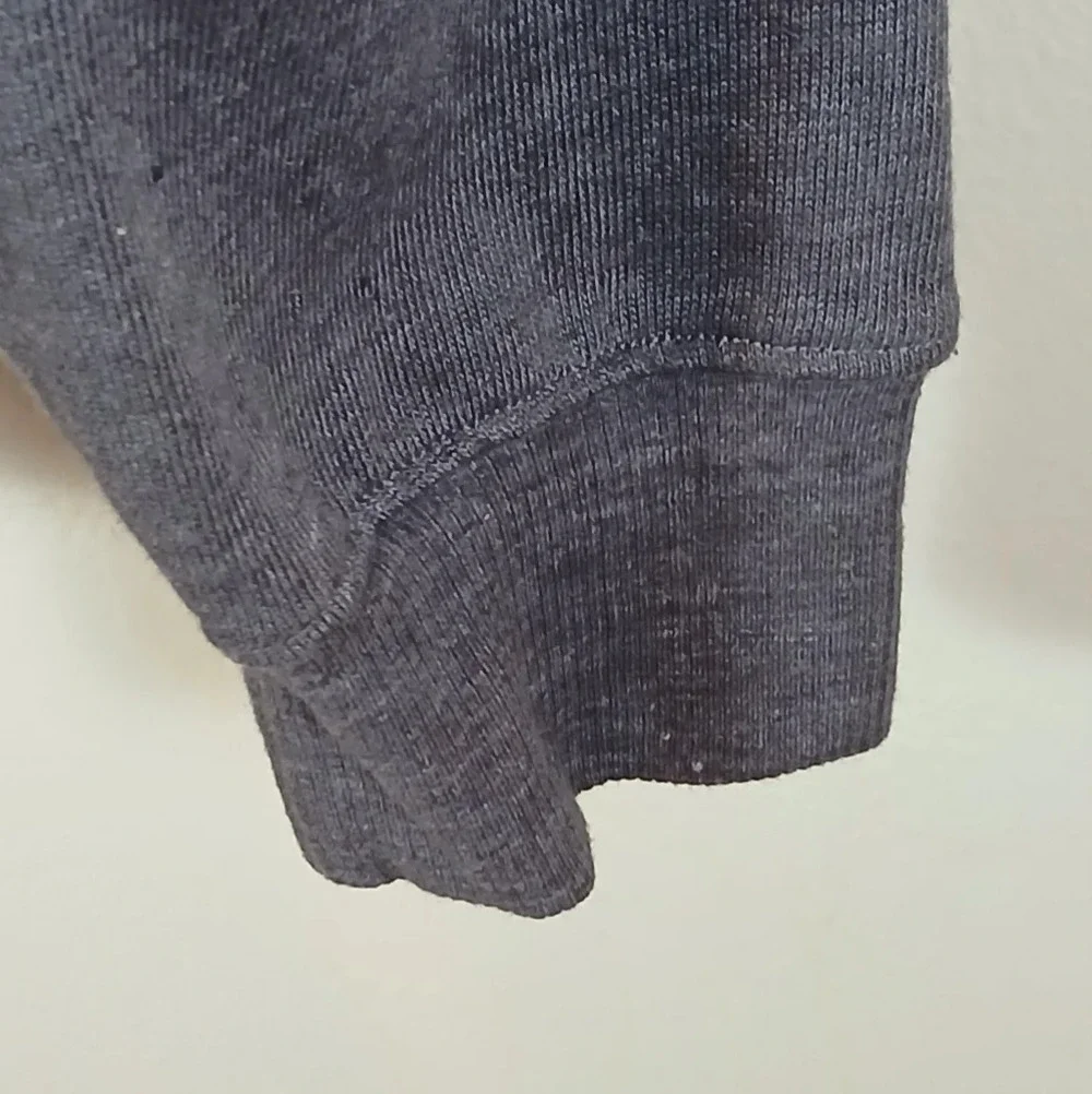 Sundry Women's Multi Stripe Hoodie in Charcoal size Large
